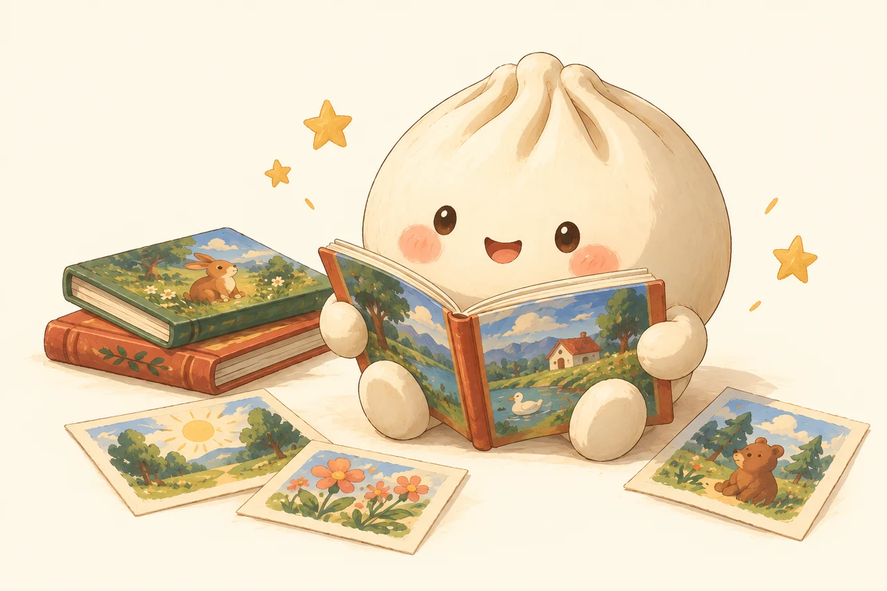 Bao, a little steamed-bun friend, discovering a world of Chinese stories