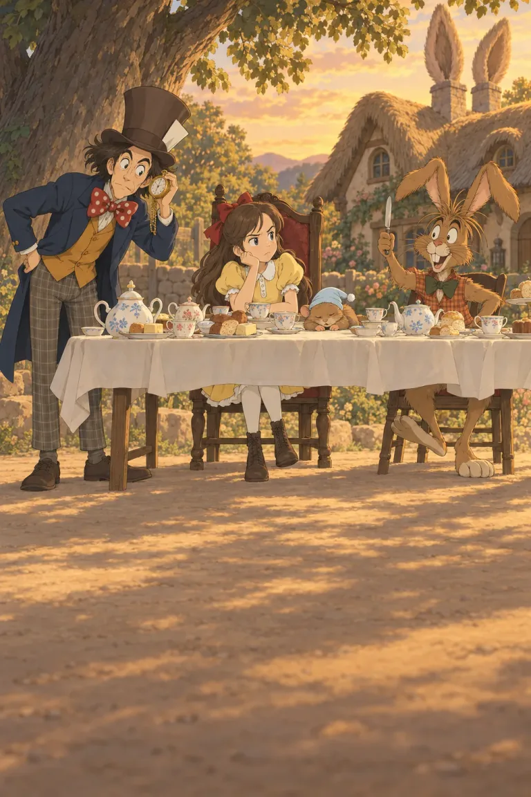 Illustration for A Mad Tea Party