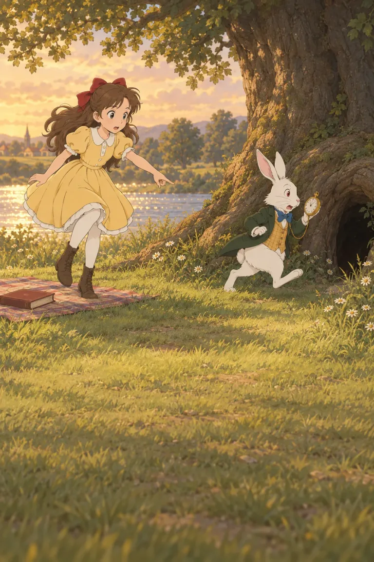 Illustration for Down the Rabbit Hole