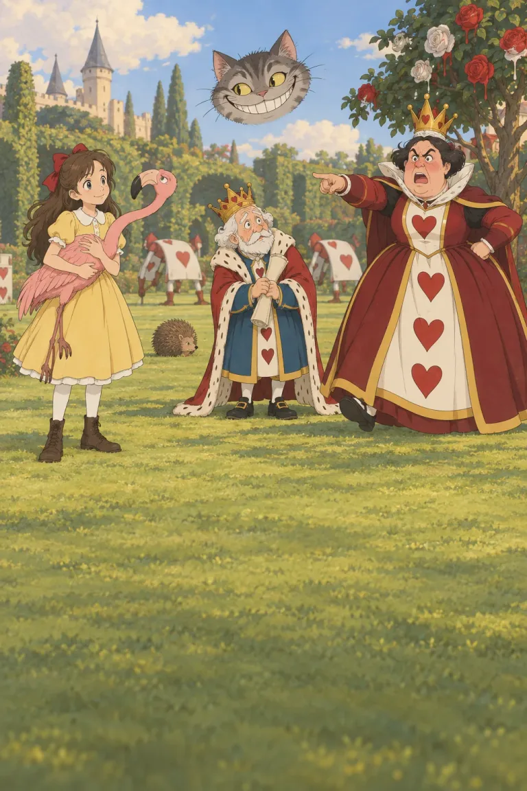 Illustration for The Queen's Croquet