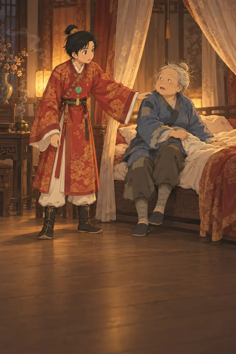Illustration for Baoyu's Bed