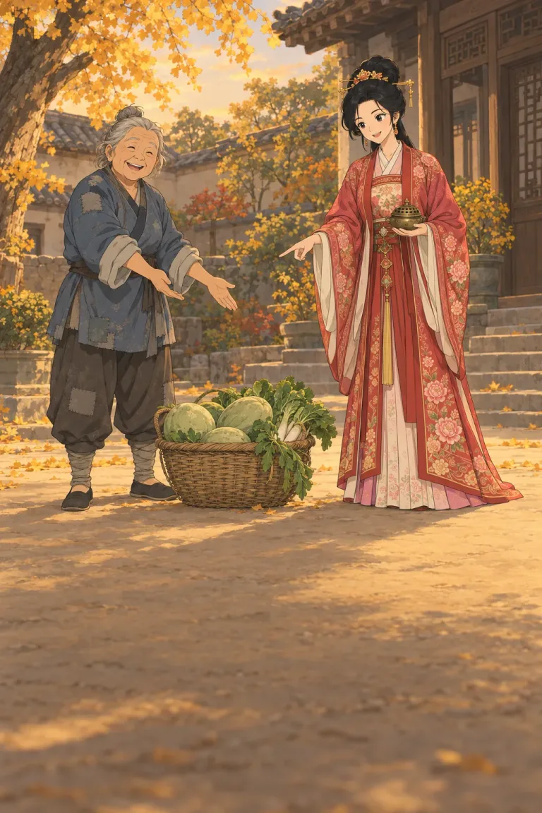 Illustration for Melons and a Story