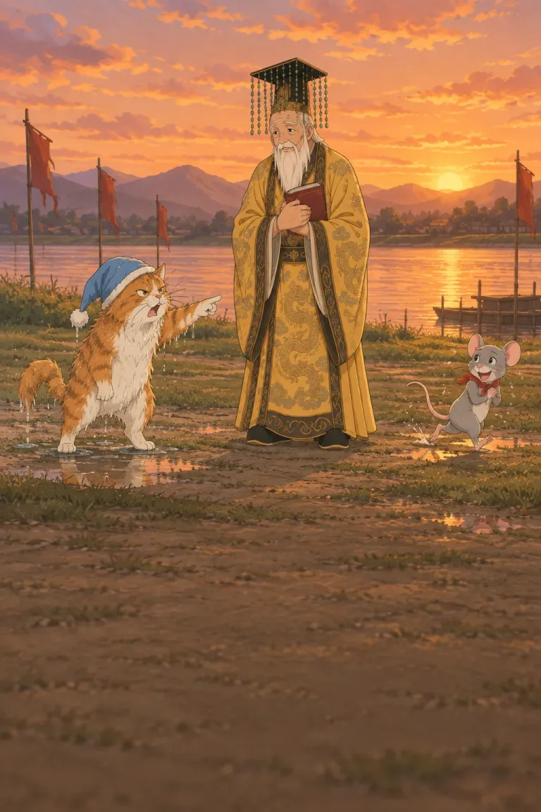 Illustration for Why Cats Chase Rats
