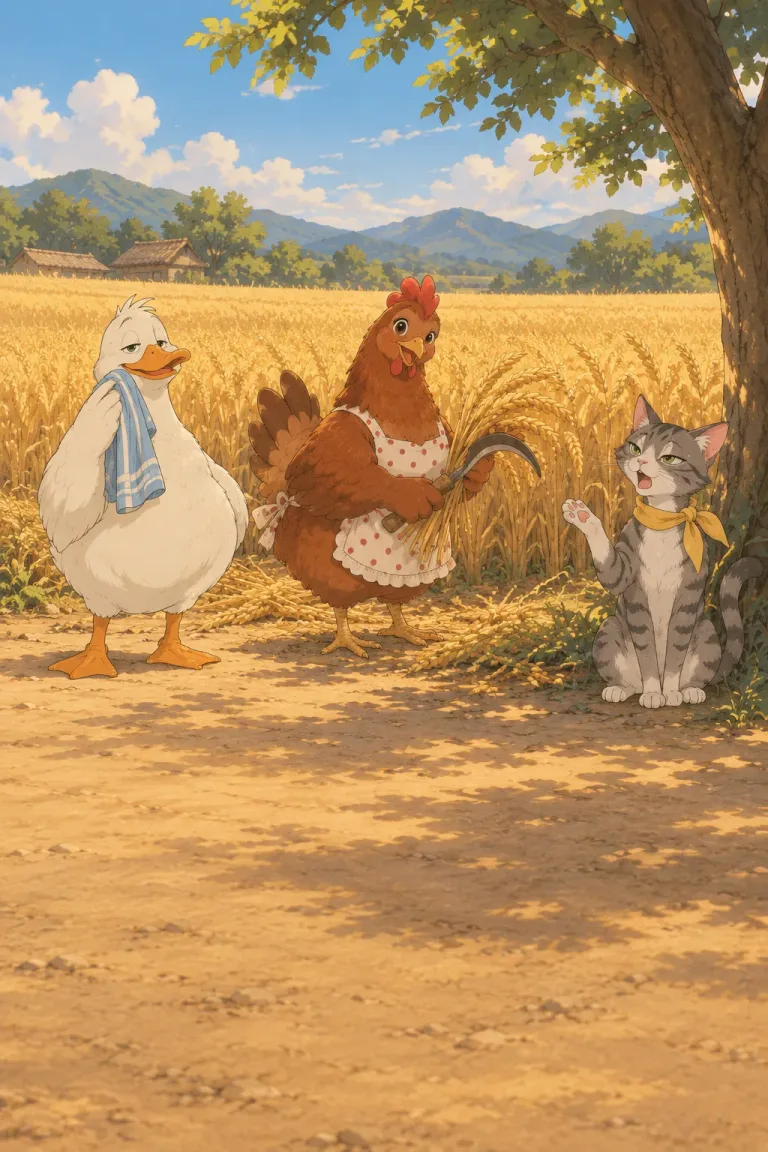 Illustration for The Golden Wheat